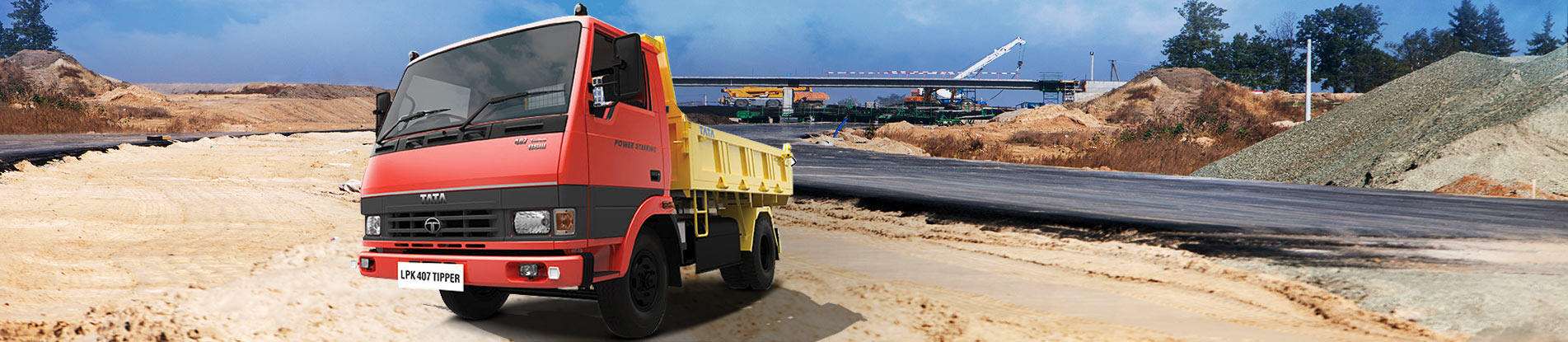 4T tipper truck banner1